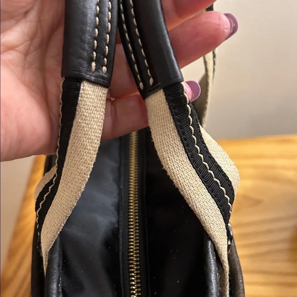 Coach Hampton Black Zip Nylon / Suede Mini Tote
11.5” wide x 8” high - Picture 7 of 16